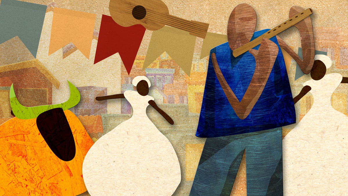 Tambores, Taquaras e Violas